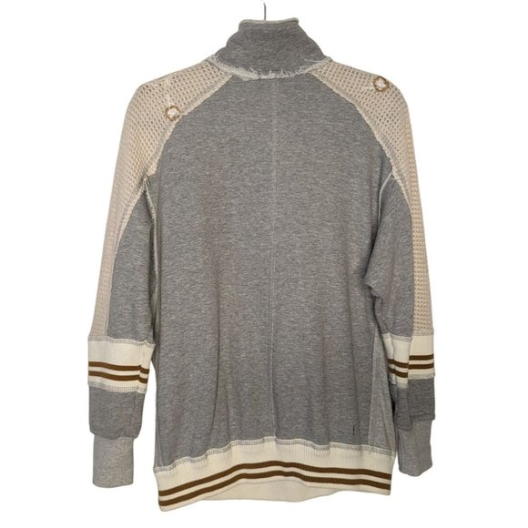 Gimmicks embellished long sleeve kangaroo pocket‎ gray embroidered Sweatshirt XS - Picture 2 of 8